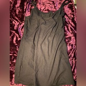 Large black tank top